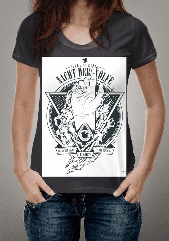 Nome do produto  T-Shirt Wolk