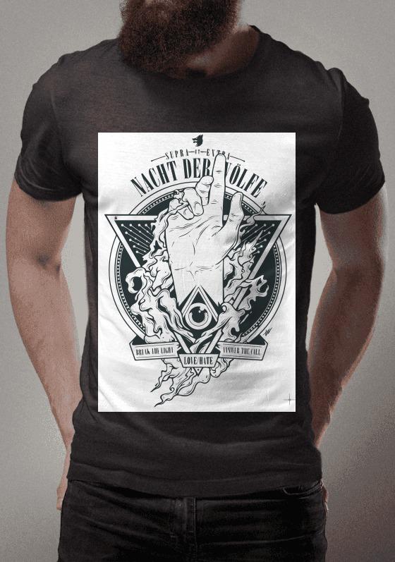 Nome do produto  T-Shirt Wolk