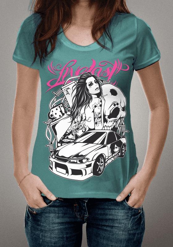 Nome do produto  Tattooed dangerous girl