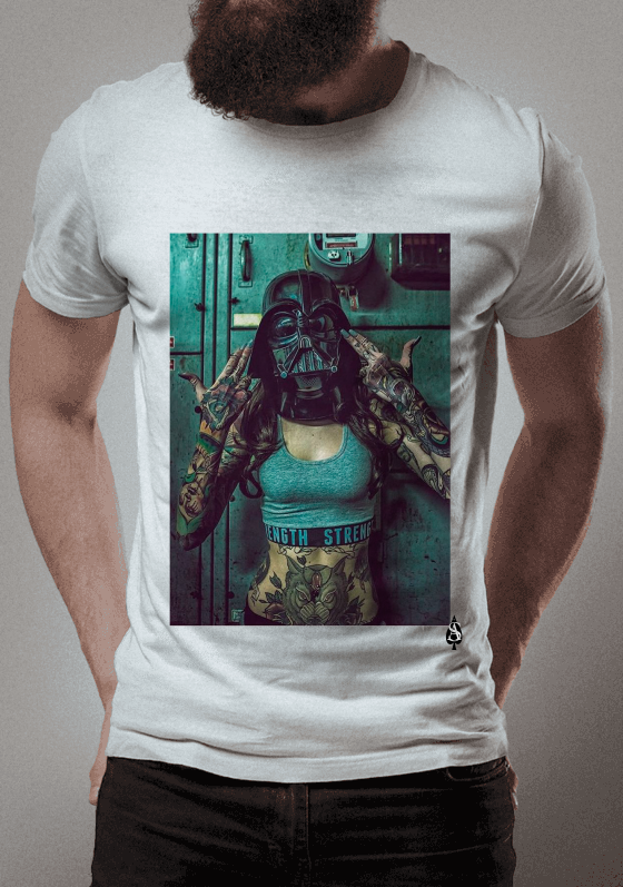 Nome do produto: Tatuada com Cabeça Darth Vader 