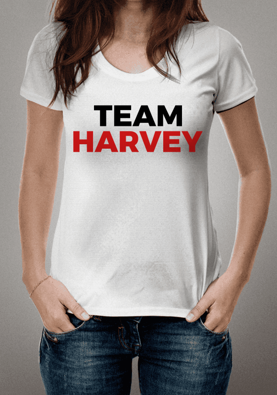 Nome do produto  TEAM HARVEY - BRANCA