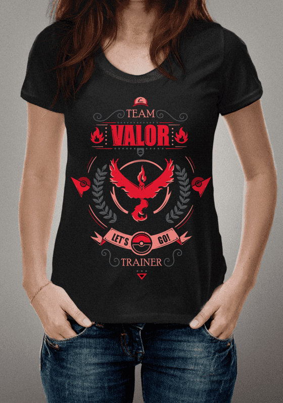 TEAM VALOR POKEMON GO
