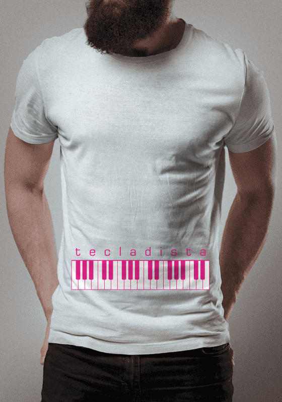 Nome do produto  Tecladista (pink)