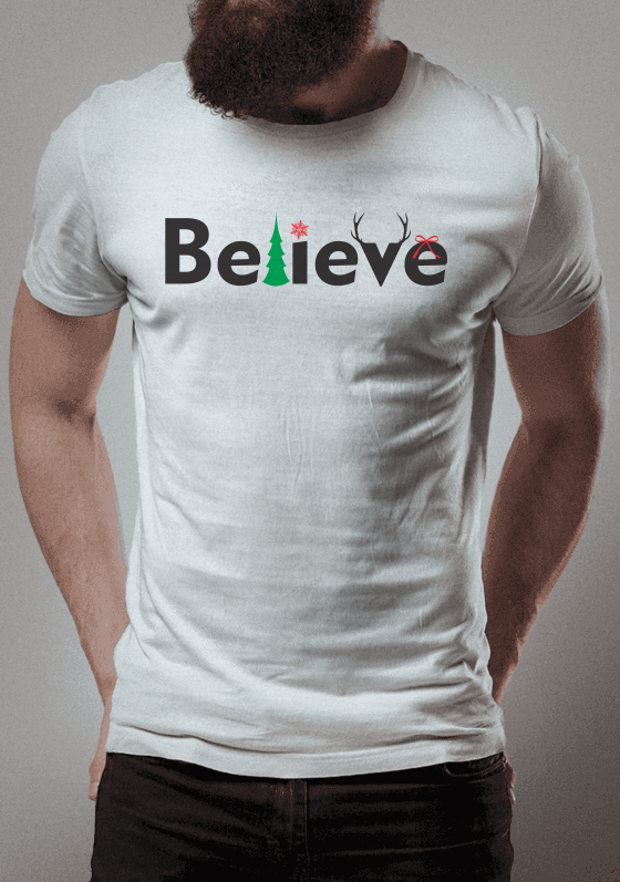 Nome do produto  TEE BELIEVE