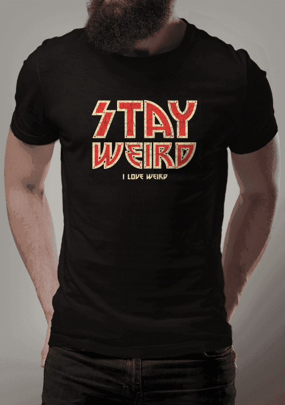 Nome do produto  TEE STAY WEIRD