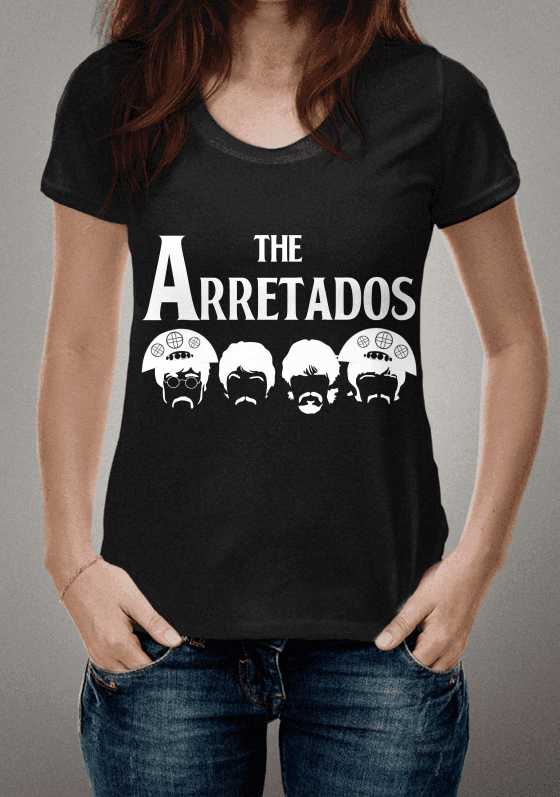 Nome do produto  The Arretados - Preta/ /Cinza 