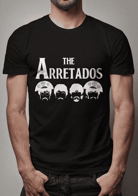 Nome do produto  The Arretados - Preta/ /Cinza 