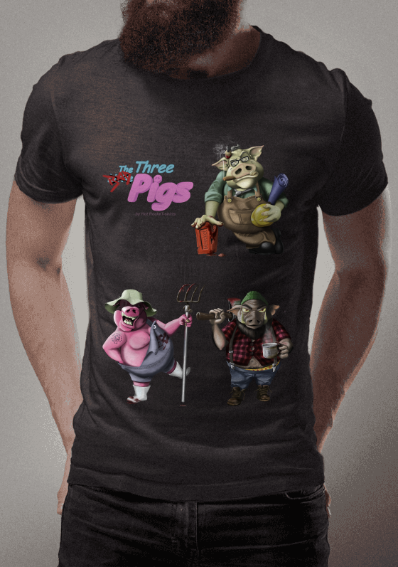 Nome do produto  The three bad pigs