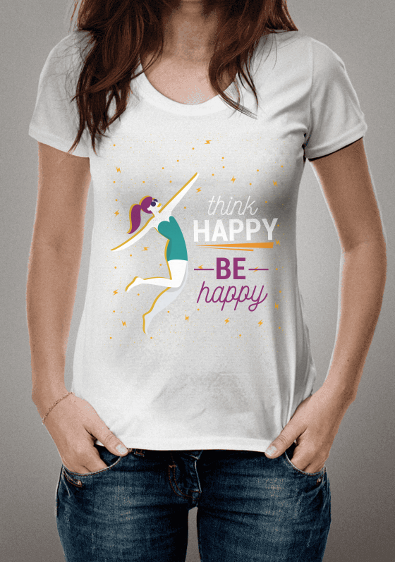 Nome do produto: Think Happy Be Happy