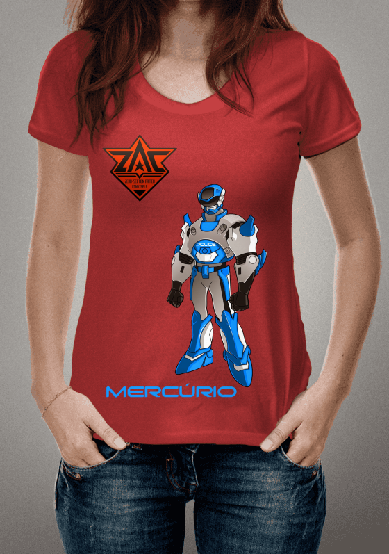 Nome do produto  tokusatsu cybercops Mercúrio