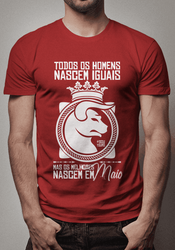 Nome do produto  Touro Masculina Maio Branca