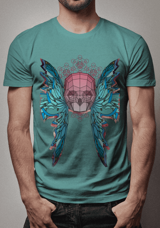 Nome do produto  Tridimensional Skull 