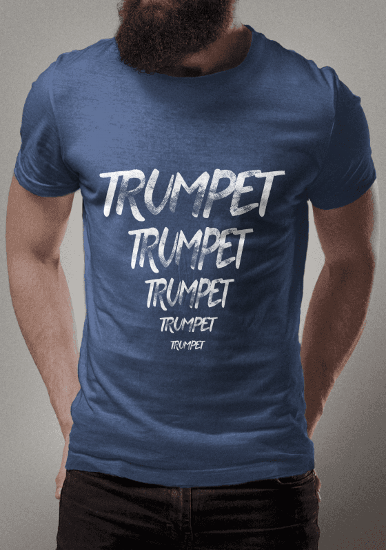 Nome do produto  Trumpetext White (Coleção "Music Text"