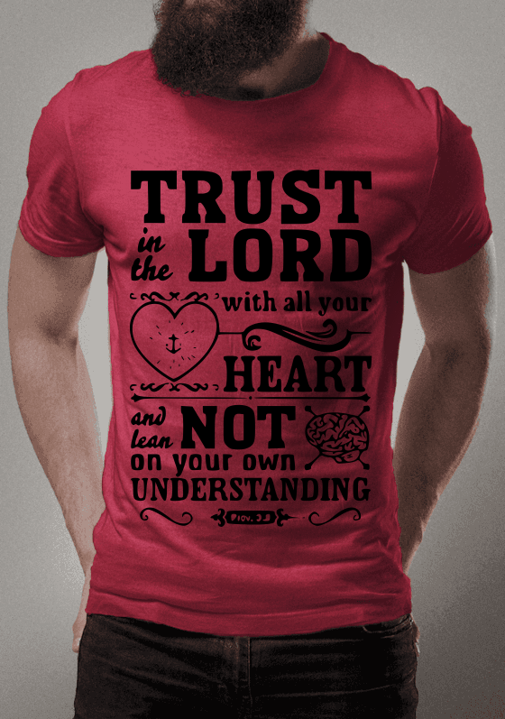 Nome do produto  Trust in the Lord