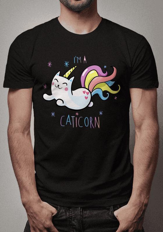 Nome do produto  Tshirt CatiCorn
