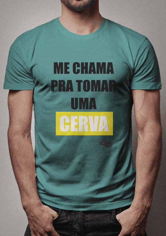 Nome do produto  Tshirt Coleção Lettering! Cerva – Lions
