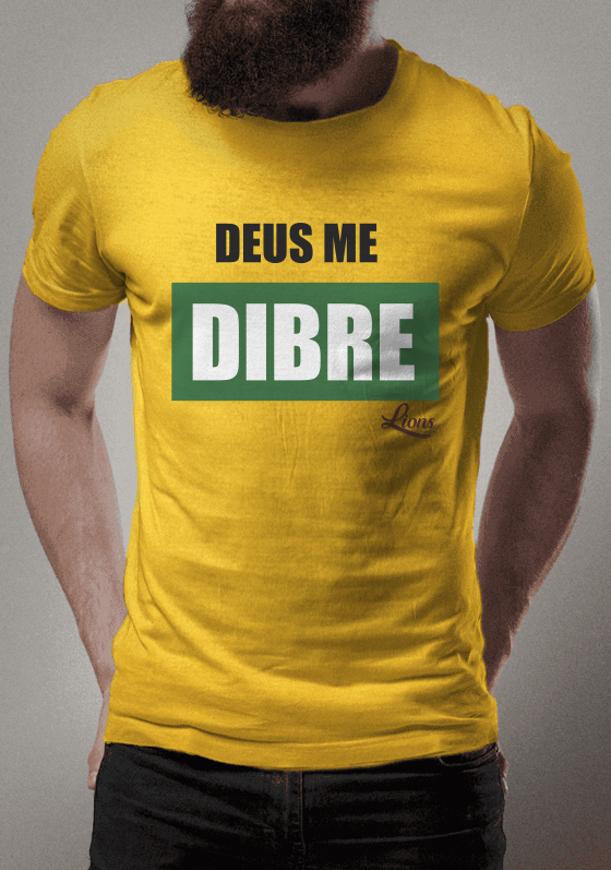Nome do produto  Tshirt Coleção Lettering! Deus me Dibre – Lions