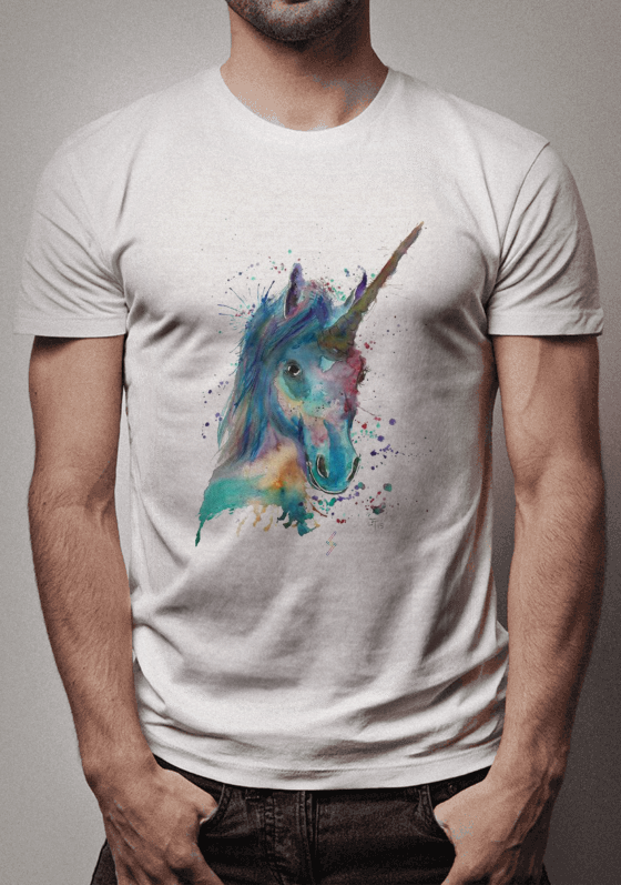 Nome do produto  unicornio aquarelado