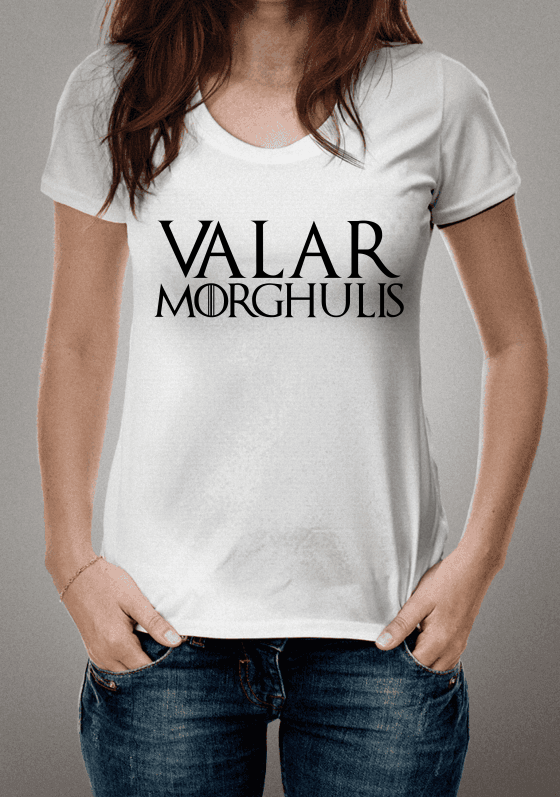 Nome do produto  Valar Morghulis