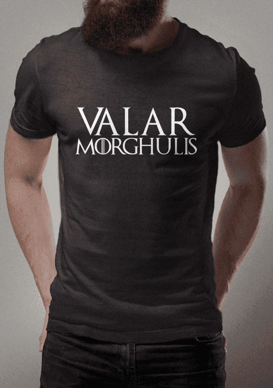 Nome do produto  Valar Morghulis