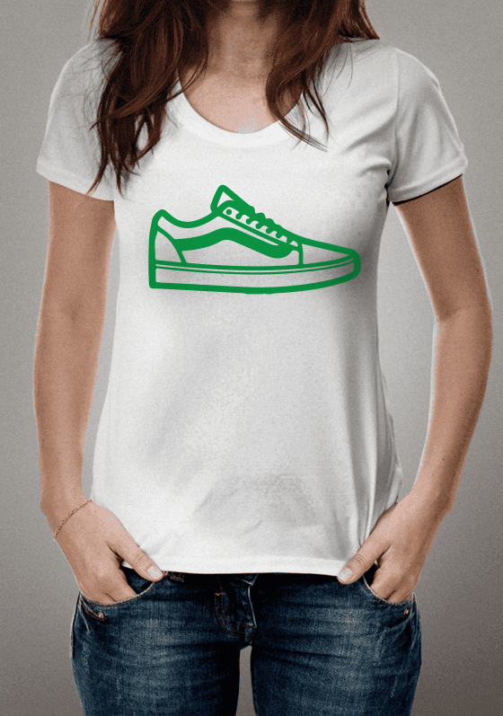 Nome do produto  Vans shoes green