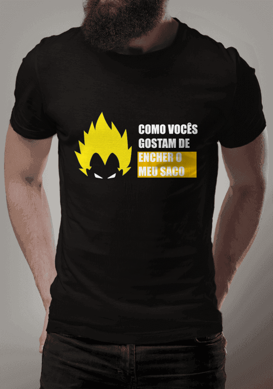 Nome do produto: Vegeta - Como Vocês Gostam de Encher o Meu saco
