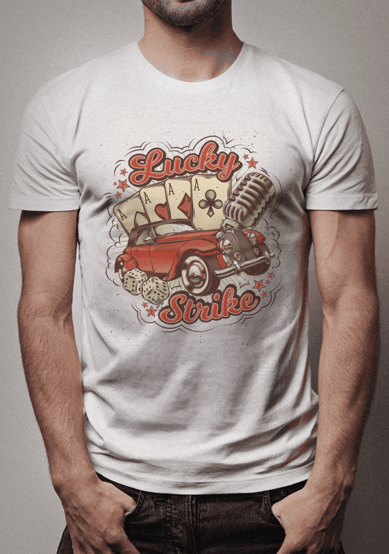 Vintage car  - Lucky Strike