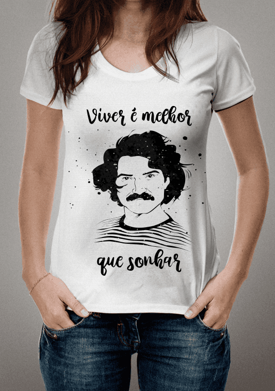 Nome do produto  VIVER É MELHOR QUE SONHAR