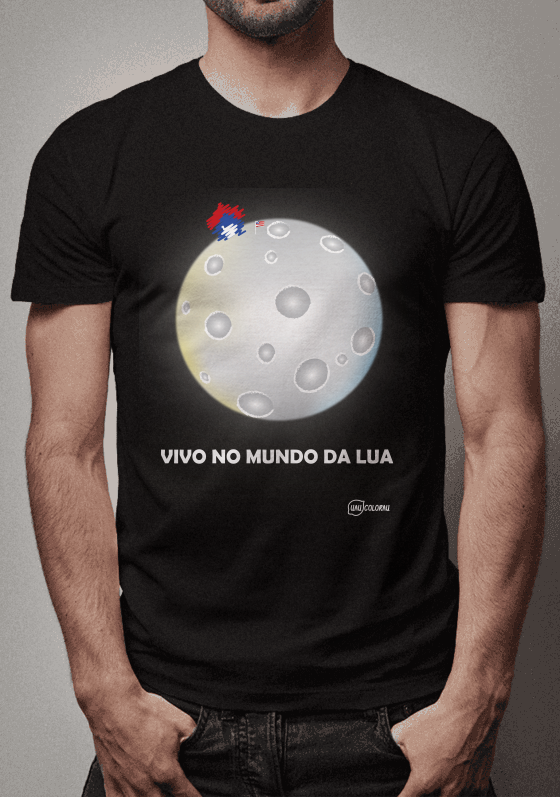 Vivo no mundo da lua