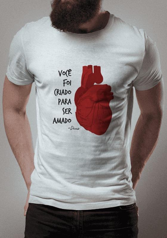 Nome do produto: Você foi criado para ser amado - coração