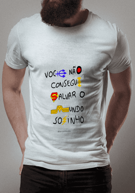 Nome do produto: Você não consegue salvar o mundo sozinho