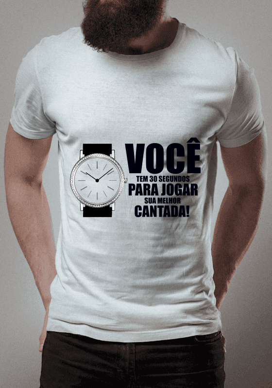 Você tem 30 segundos para jogar sua melhor cantada!