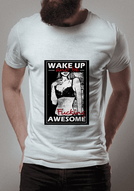 Nome do produto  Wake Up And Be Awesome