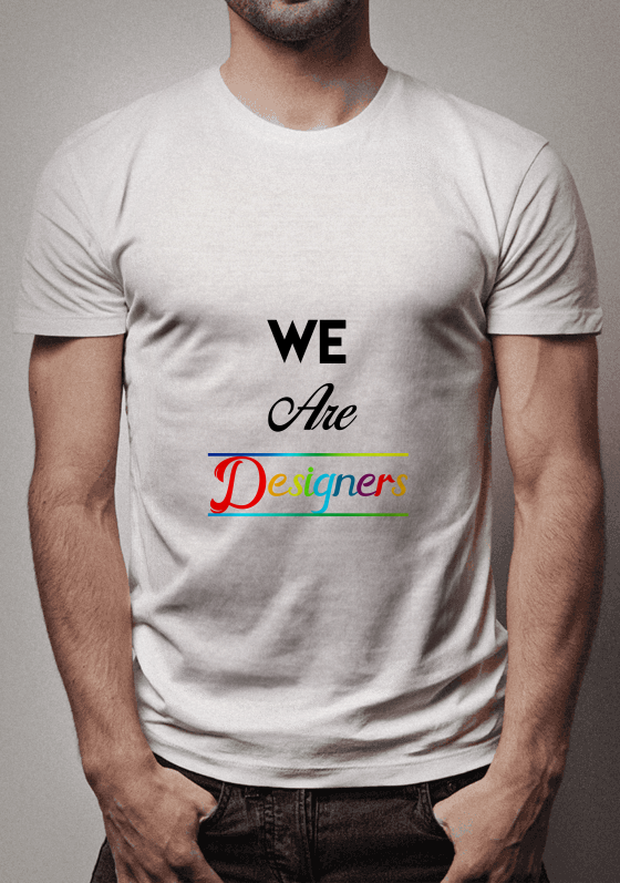 Nome do produto  We are designers ''nós somos designers''