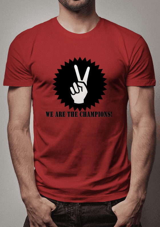 Nome do produto  We are the Champions