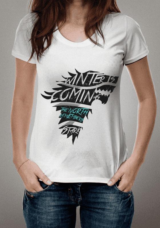 Nome do produto  WINTER IS COMING STARK