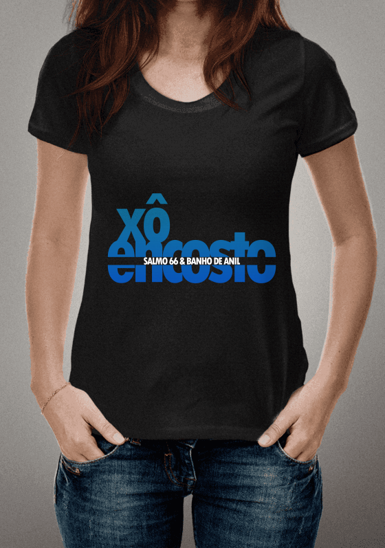 Nome do produto  Xô Encosto - Azul Preto