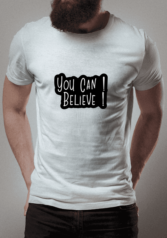 Nome do produto  You can! Believe!