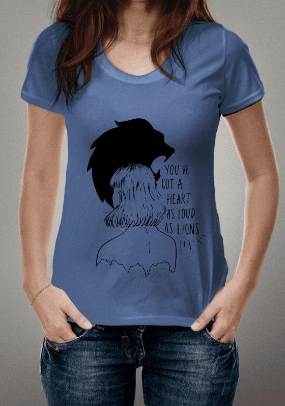 Nome do produto: You\'ve got a heart as loud as lions