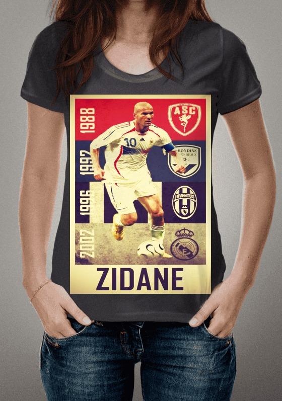 Nome do produto  ZIDANE SELEÇÃO FRANCESA 