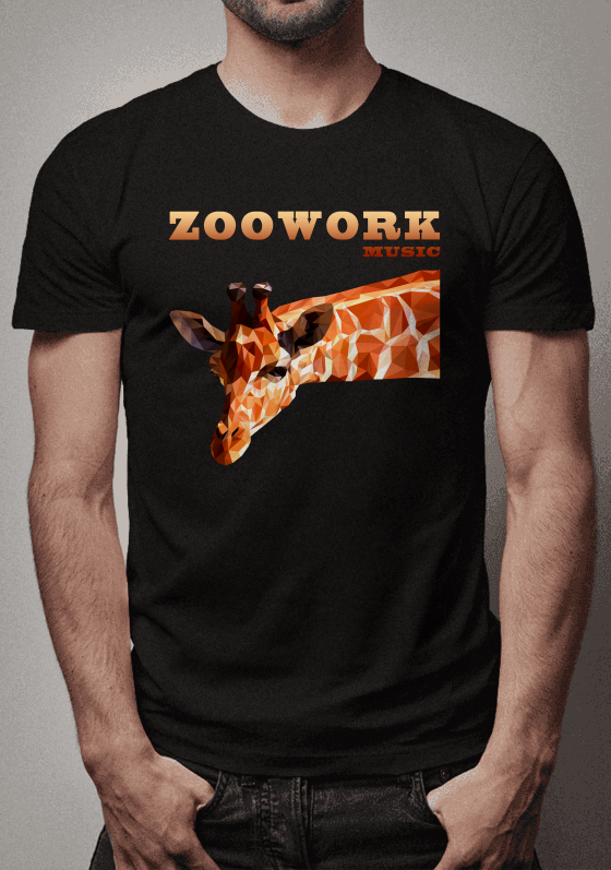 Nome do produto  Zoowork Music girafa color